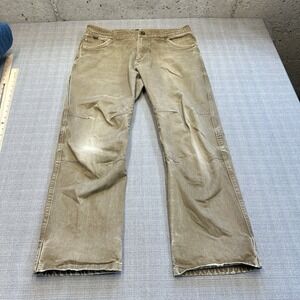 Kuhl Rydr Pants Mens 36x30‎ Khaki Outdoor Utility Distressed Patina Canvas